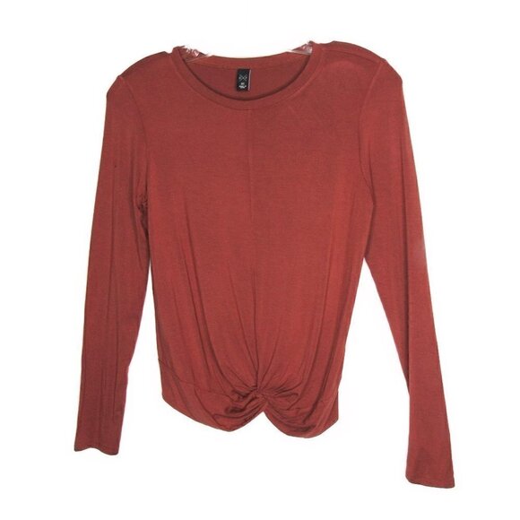 Gentle Fawn Tops - Gentle Fawn - Long Sleeve Rust Tee - XS
